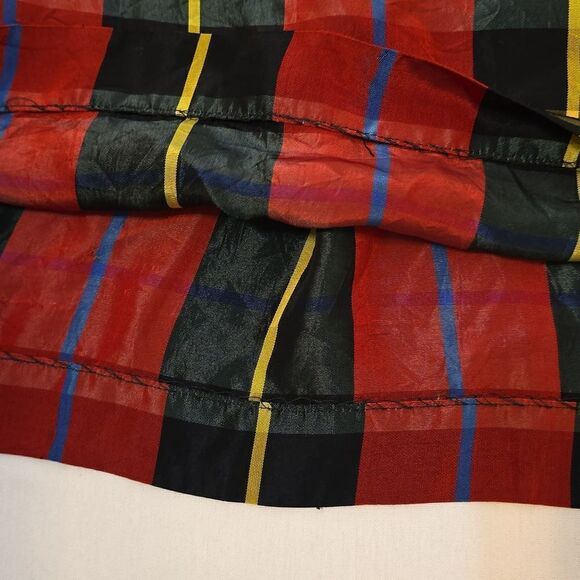 - Daniel Hechter Paris vintage pladed/plaid skirt size 12 - Picture 6 of 11